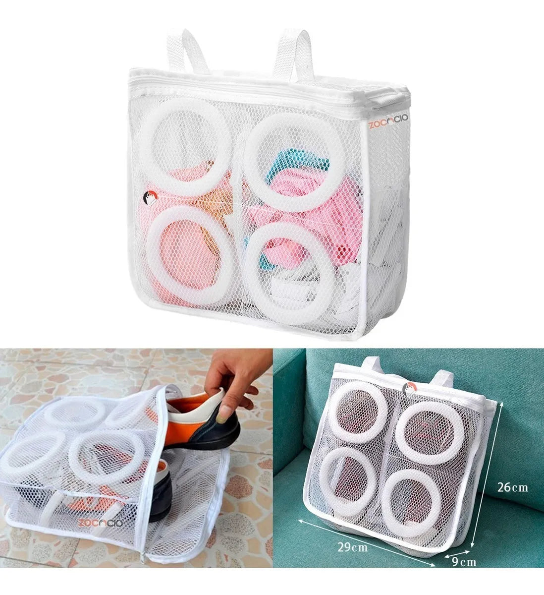 Bolsa Protectora para Lavar Zapatos